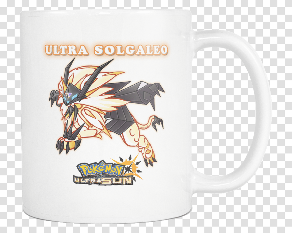 Download Hd Pokemon Ultra Sun Mug Solgaleo Coffee Cup Magic Mug, Pottery, Espresso, Beverage, Drink Transparent Png