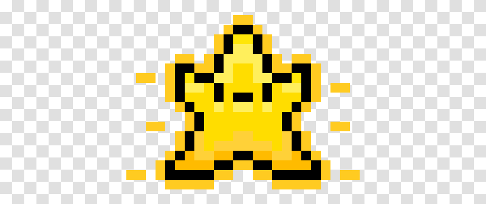 Download Hd Power Star Pixel Super Mario Star Mario Star Pixel, Car, Vehicle, Transportation, Automobile Transparent Png