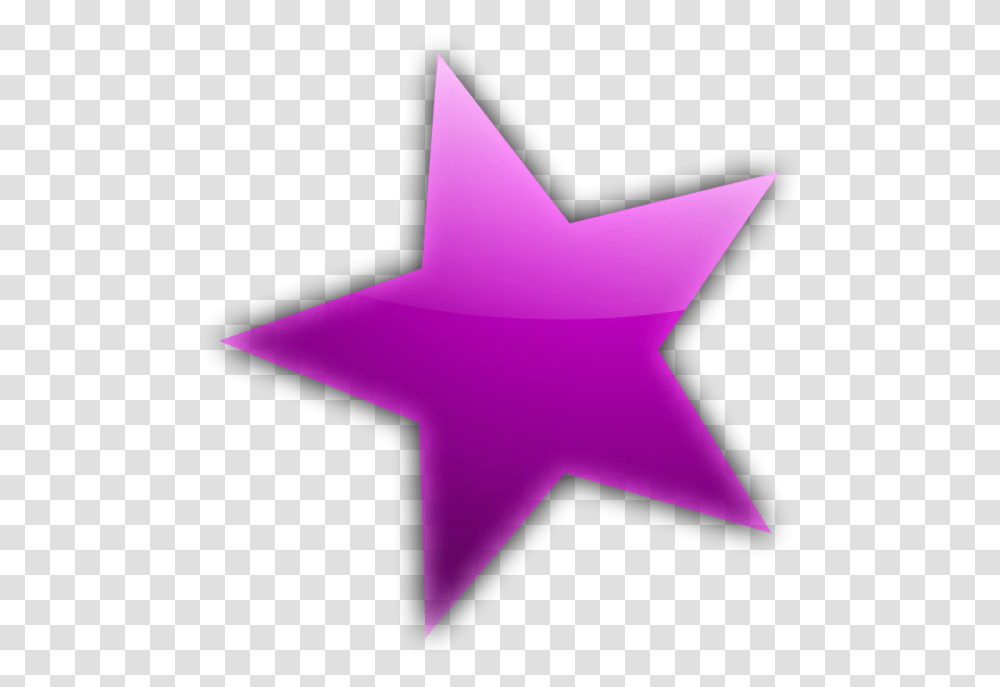 Download Hd Purple Star Flower Clipart Purple Stars Clip Art, Star Symbol, Cross, Lamp Transparent Png
