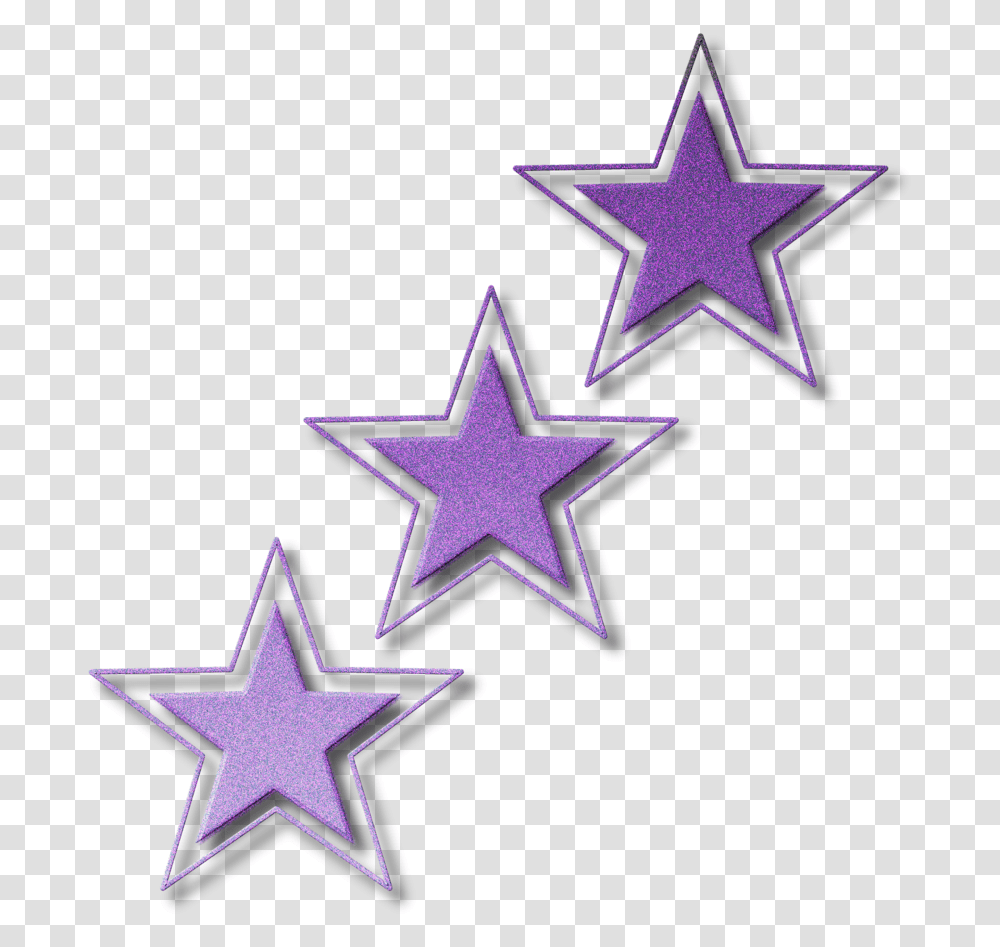 Download Hd Purple Stars Dallas Cowboys Logo 500kb Purple Stars Clip Art, Cross, Symbol Transparent Png