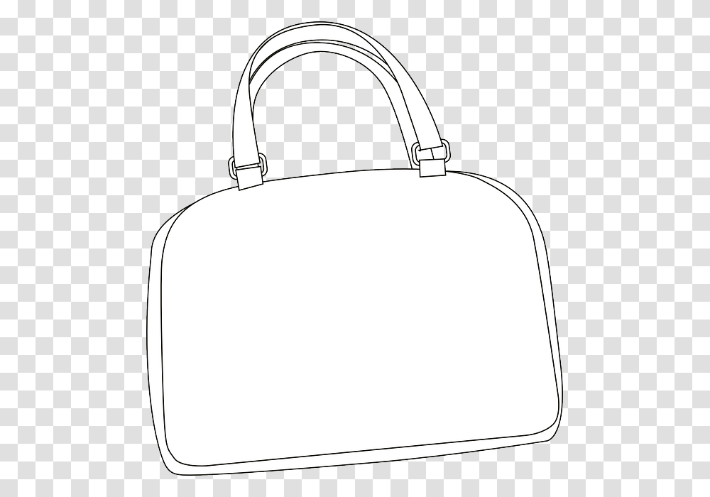 Download Hd Purse Clipart Handbag Clip Art Bag White Black, Accessories, Accessory, Baseball Cap, Hat Transparent Png