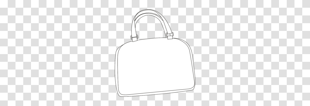 Download Hd Purse Clipart Handbag Clip Art Bag White Black, Accessories, Accessory Transparent Png