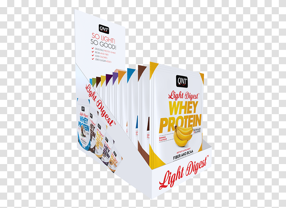 Download Hd Qnt Direct Whey Protein Light Digest Chocolate Big Mac, Advertisement, Poster, Flyer, Paper Transparent Png