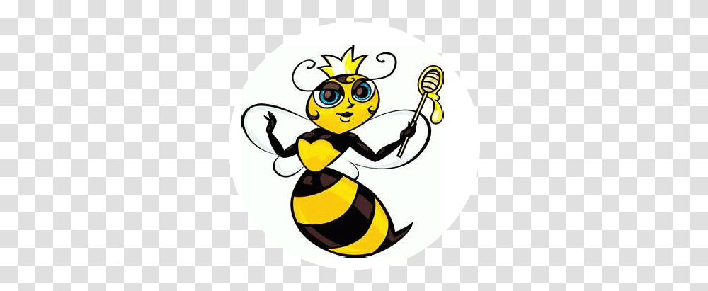 Download Hd Queen B Queen Bee Clip Art Queen Bee Clipart, Animal, Honey Bee, Insect, Invertebrate Transparent Png