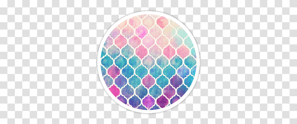 Download Hd Rainbow Pastel Watercolor Moroccan Pattern By Moroccan Pattern, Rug, Purple, Art, Furniture Transparent Png
