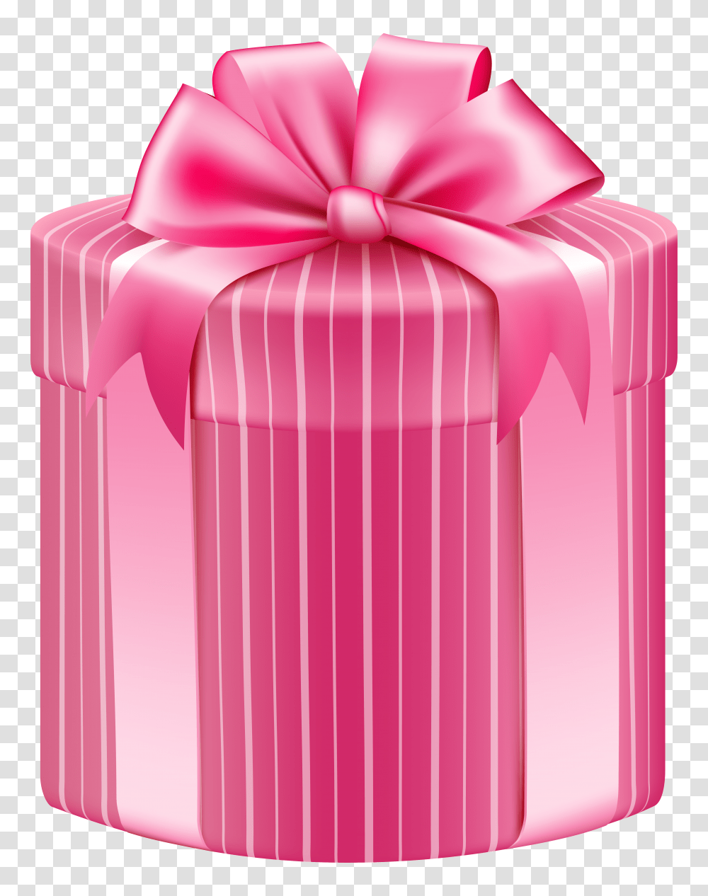 Download Hd Red And Green Christmas Gift Pink Gift Box Pink Gift Box, Mailbox, Letterbox, Chair, Furniture Transparent Png