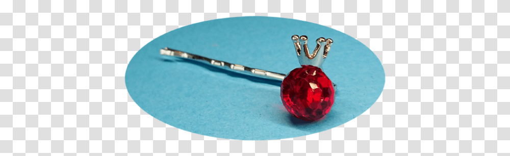 Download Hd Red Crystal Ball Crown Hairpin Crystal Ball Ruby, Accessories, Accessory, Hair Slide, Jewelry Transparent Png