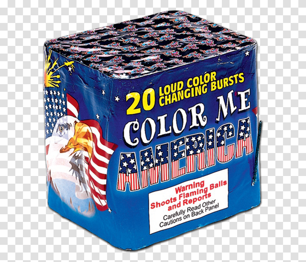 Download Hd Red White And Blue Fireworks American, Sweets, Food, Box, Plant Transparent Png