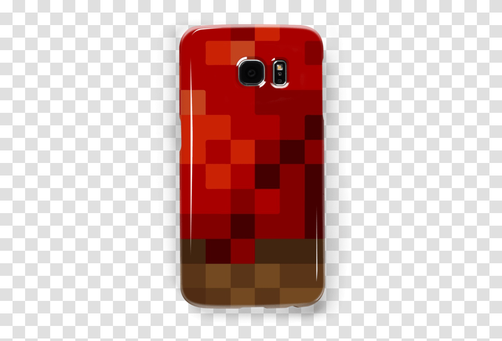 Download Hd Redstone Minecraft Cake Iphone Mobile Phone Case, Electronics, Cell Phone, Maroon Transparent Png
