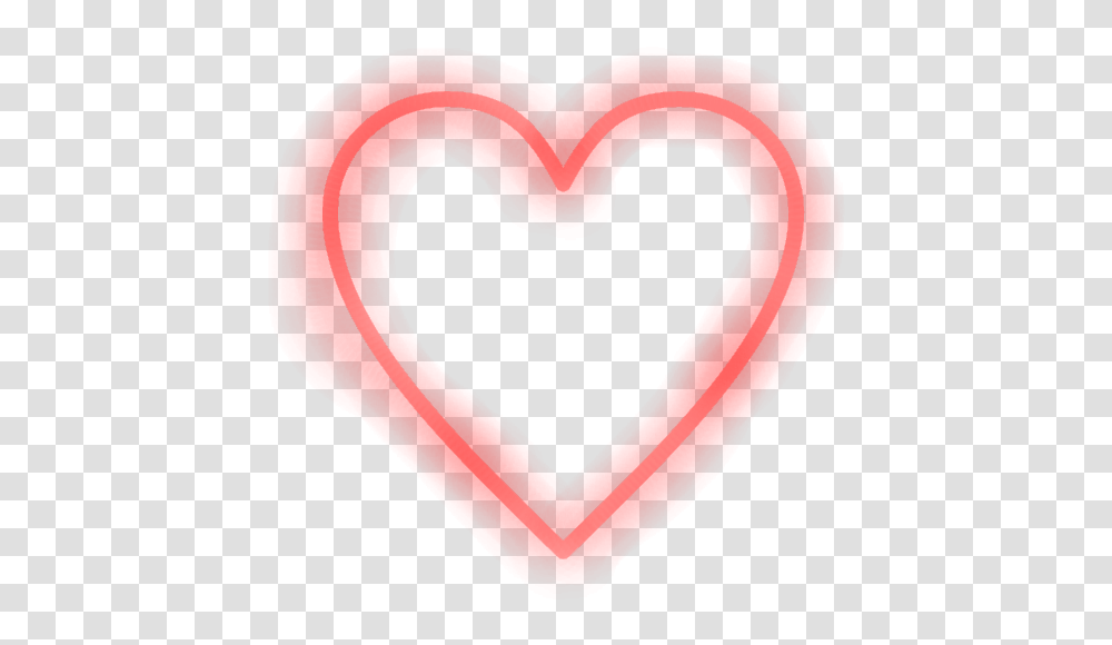 Download Hd Report Abuse Red Neon Heart, Text Transparent Png
