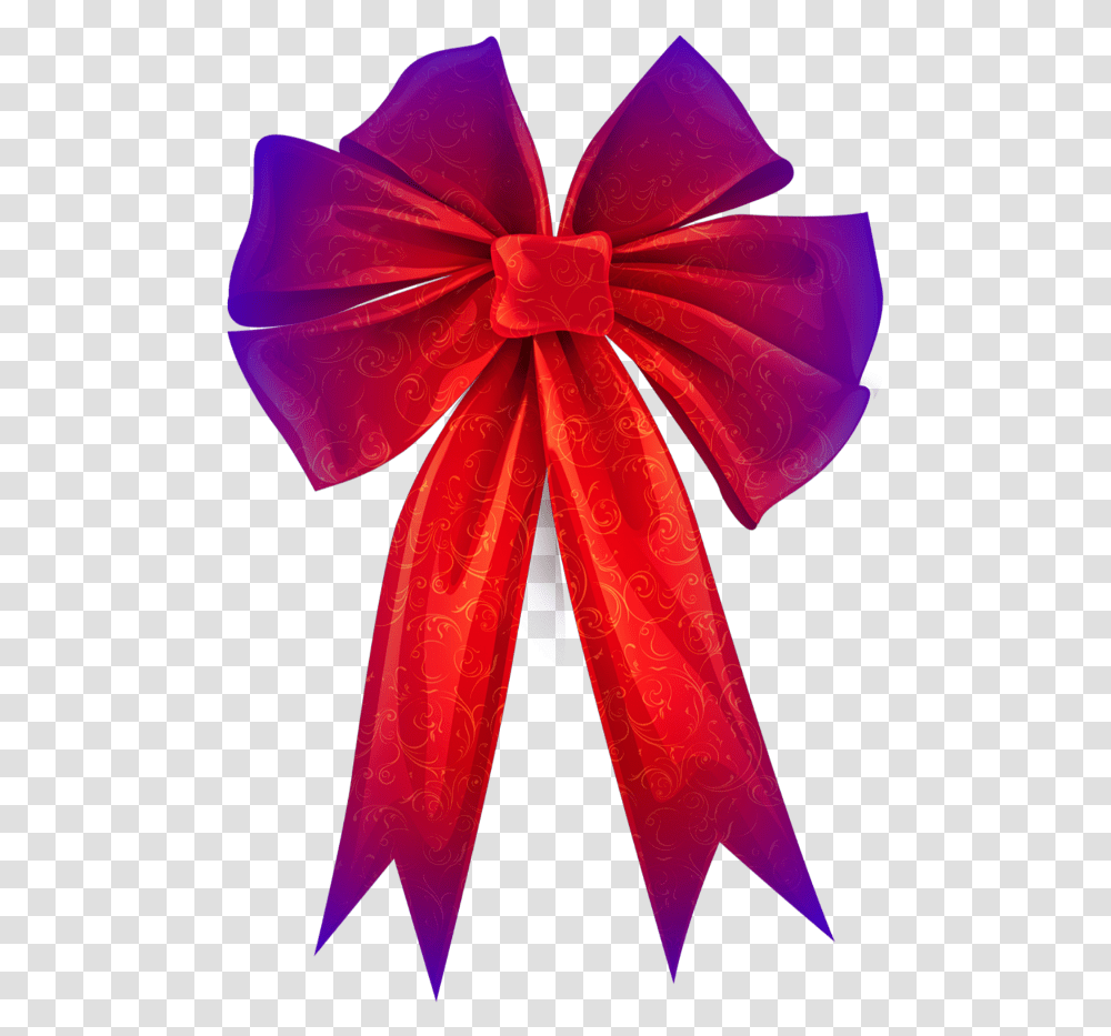 Download Hd Ribbon Bow Design Image Clipart Christmas Wreath No Background, Paper, Scarf, Clothing, Apparel Transparent Png
