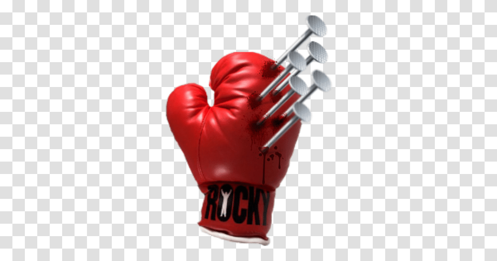 Download Hd Rocky Boxing Glove Image Boxing Gloves, Clothing, Apparel, Sport, Sports Transparent Png