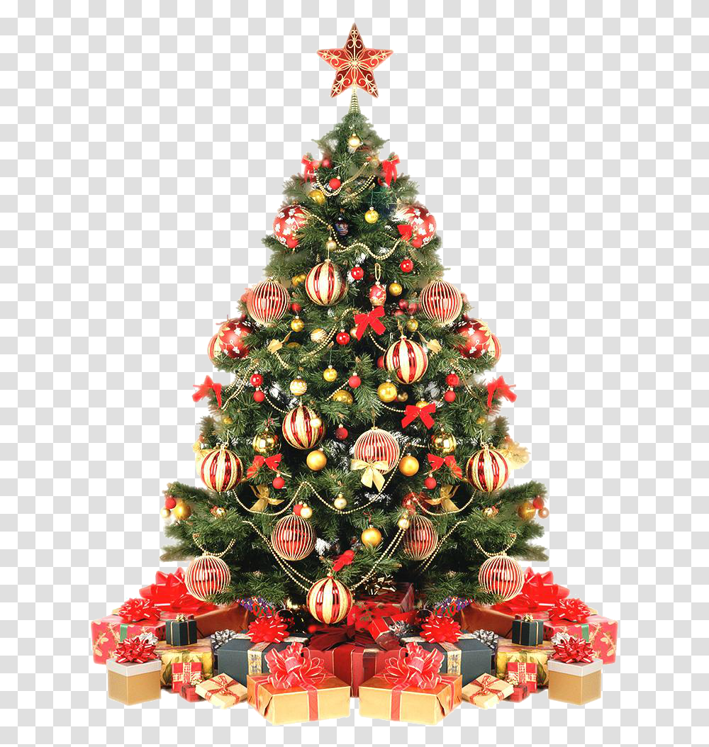 Download Hd Rvore De Natal 12 Christmas Tree Decorated Christmas Tree In The Philippines, Ornament, Plant Transparent Png