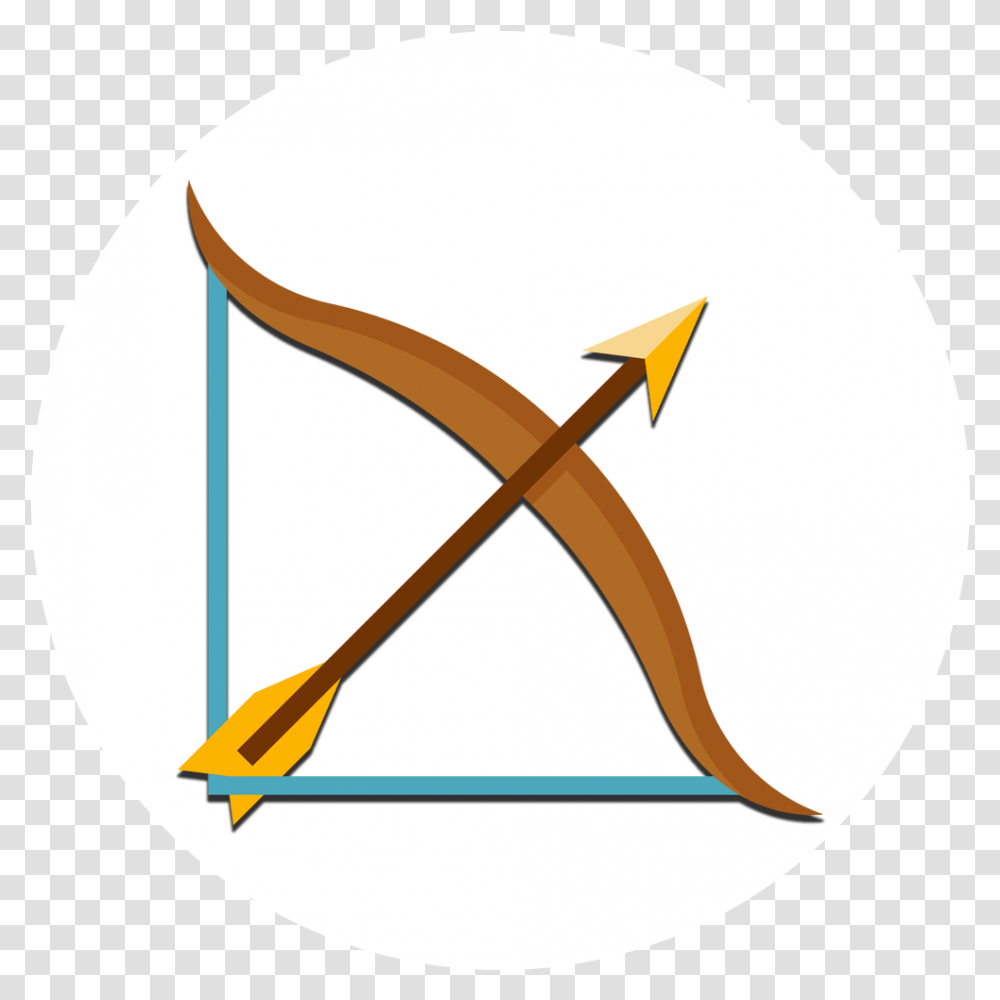Download Hd Sagittarius Cartoon Bow And Arrow Clip Art, Symbol Transparent Png