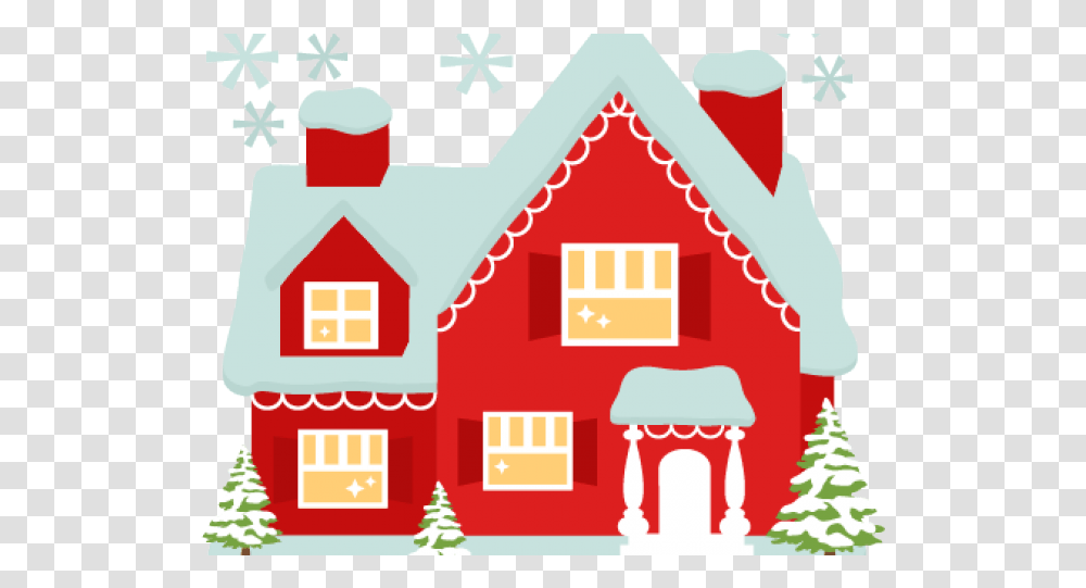 Download Hd Santa Clipart Home Santa Claus Christmas Day, Tree, Plant, Housing, Building Transparent Png