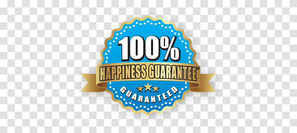 Download Hd Satisfaction Guarantee Illustration, Logo, Symbol, Badge, Label Transparent Png