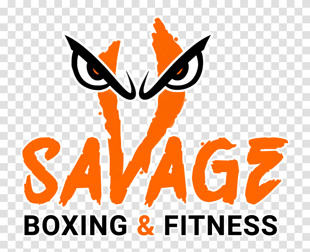 Download Hd Savage Boxing & Fitness Logo 07601 Illustration, Text, Symbol, Alphabet, Graphics Transparent Png