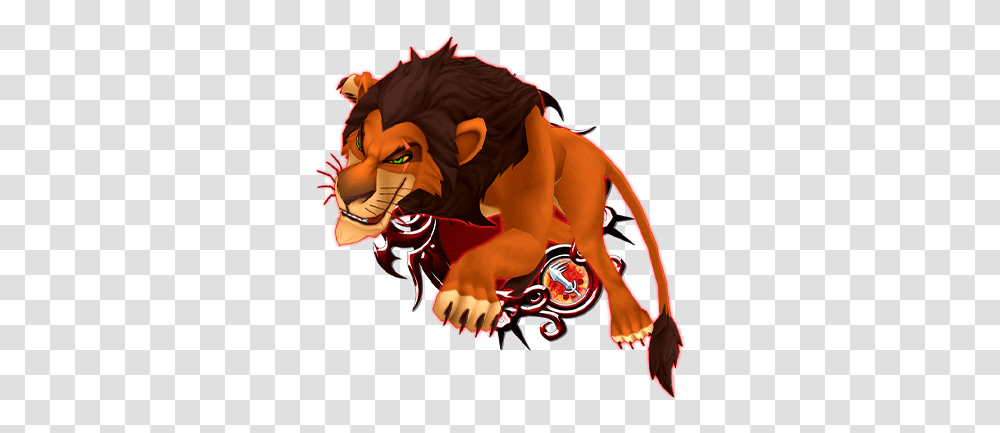 Download Hd Scar The Lion King Kingdom Hearts The Lion King Scar, Person, Animal, Mammal Transparent Png