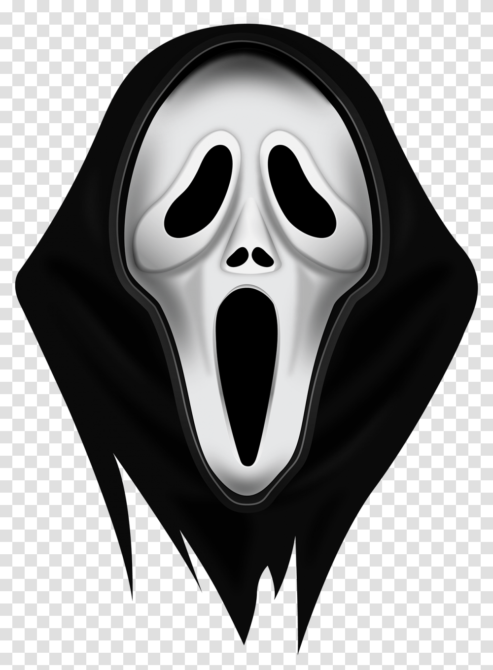 Download Hd Scream Mask Illustration Scream, Helmet, Clothing, Apparel Transparent Png