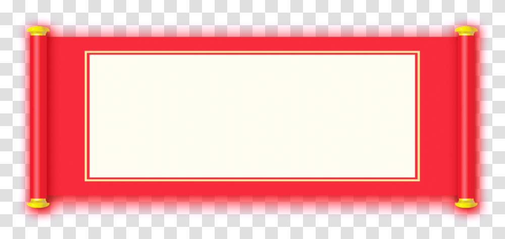 Download Hd Scroll About Red Scrolls Background Line Border, White Board, Screen, Electronics, Text Transparent Png
