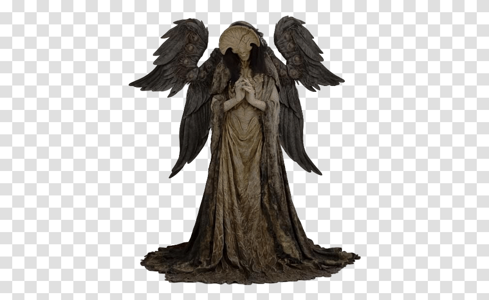 Download Hd Share This Image Angel De La Muerte Hellboy Hellboy Angel Of Death Concept Art, Archangel, Painting, Person, Human Transparent Png