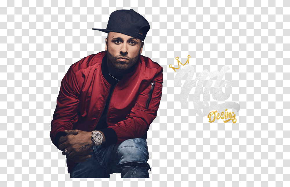 Download Hd Share This Image Nicky Jam Nicky Jam, Clothing, Person, Pants, Hat Transparent Png