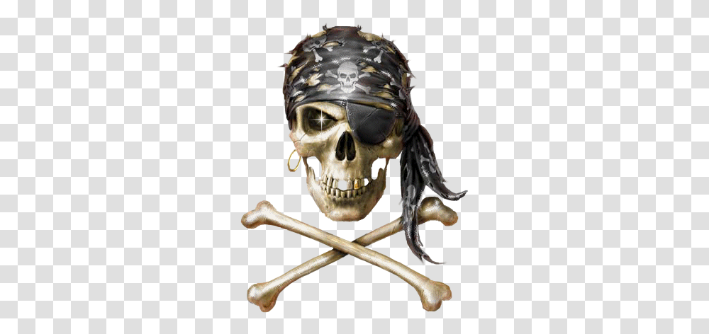 Download Hd Share This Image Pirate Skull Pirate Skull, Person, Human, Skeleton, Head Transparent Png