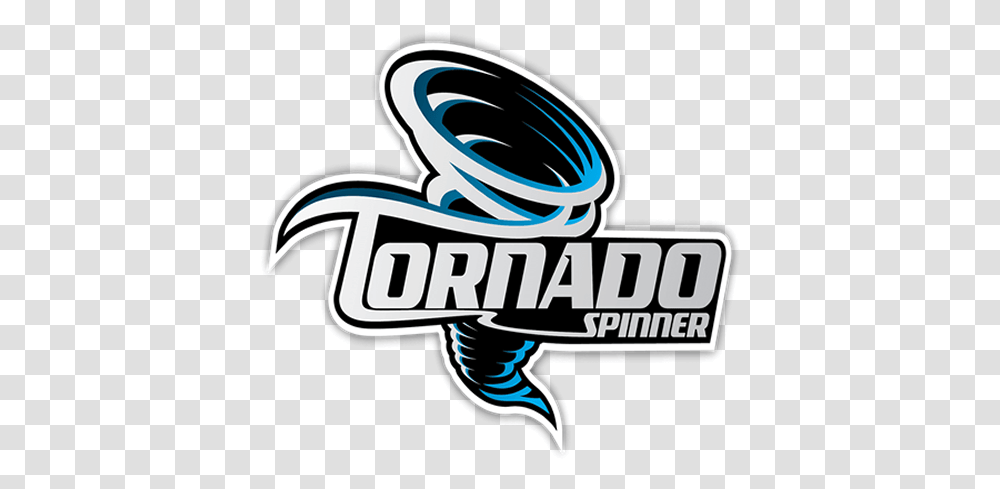 Download Hd Share Tornado Spinner Logo Tornado Logo, Text, Clothing, Apparel, Label Transparent Png