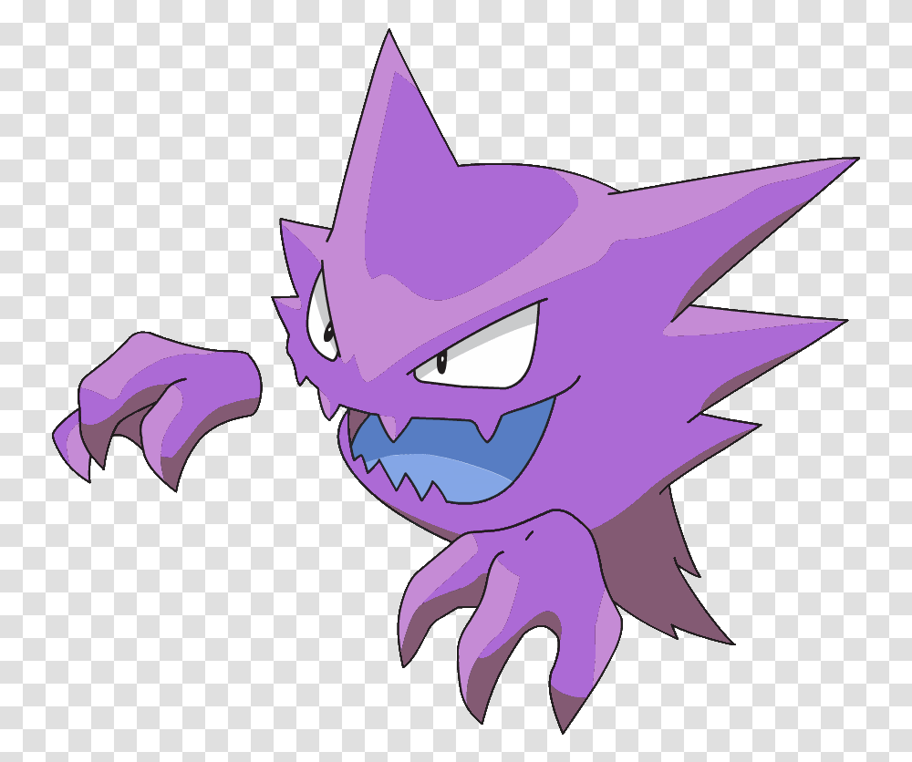 Download Hd Shiny Gastly Haunter And Haunter Pokemon, Dragon Transparent Png