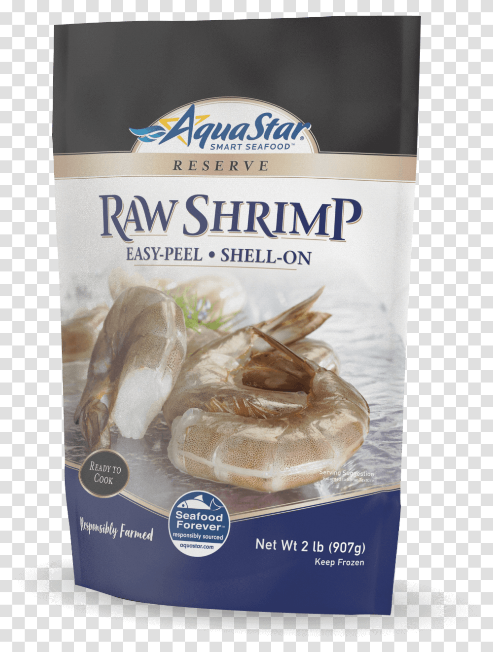 Download Hd Shrimp Aqua Star Reserve Crab Meat Real Red Aqua Star Frozen Shrimp, Beverage, Drink, Bottle, Food Transparent Png