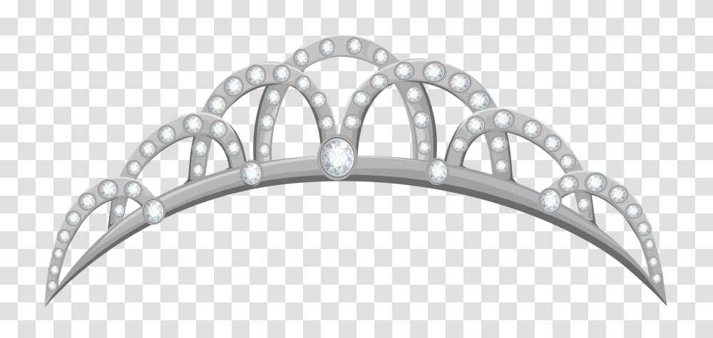 Download Hd Silver Crown Clipart Background Tiara Clipart, Jewelry, Accessories, Accessory, Bracelet Transparent Png