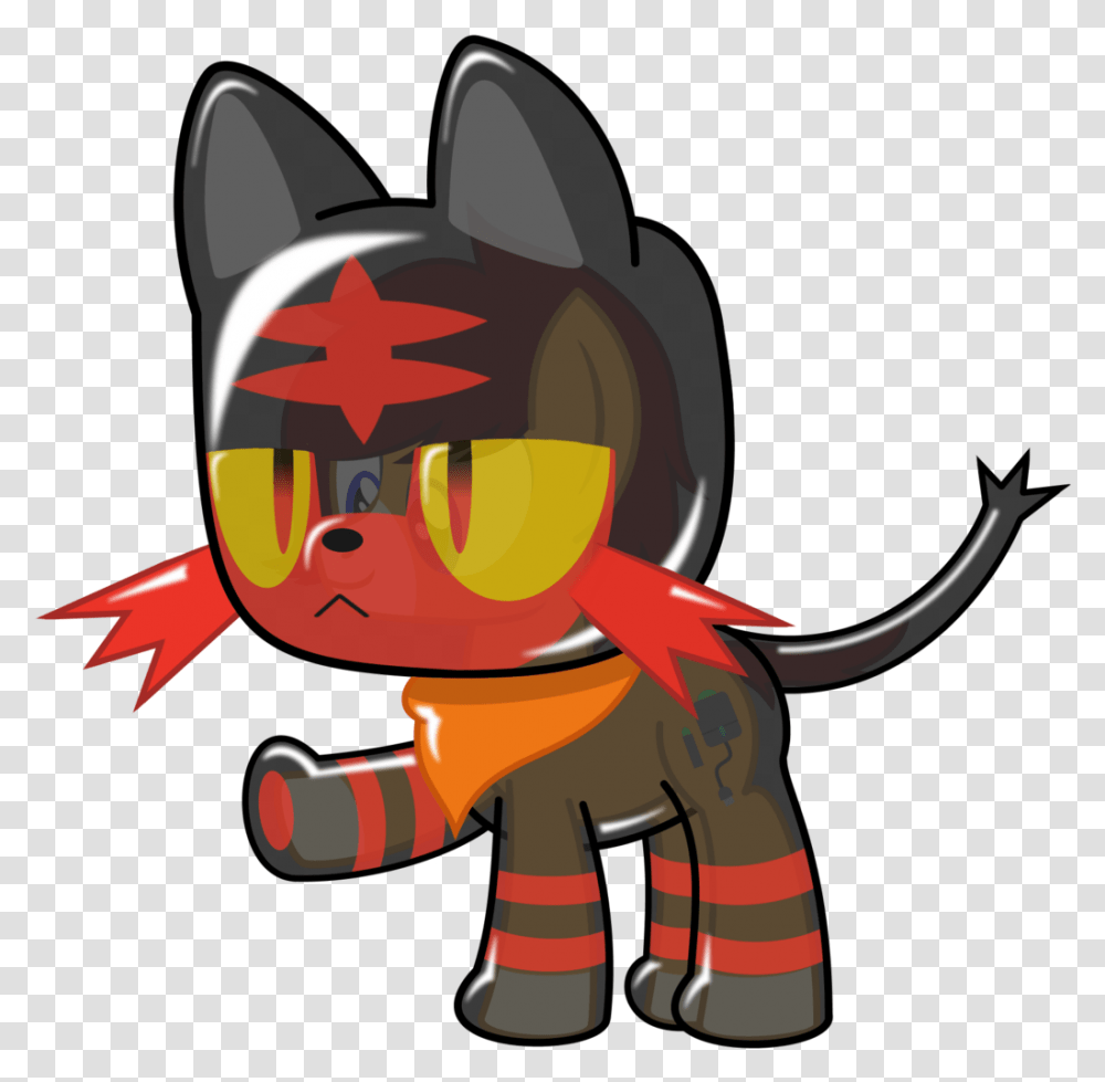 Download Hd Sny Por Clothes Costume Inflatable Litten Pokemon Cartoon No Background, Fireman, Toy Transparent Png