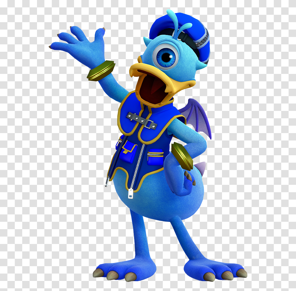 Download Hd Sora Kh3 Monster Inc Donald Duck Kingdom Hearts 3 Donald Duck, Toy, Mascot, Inflatable, Costume Transparent Png