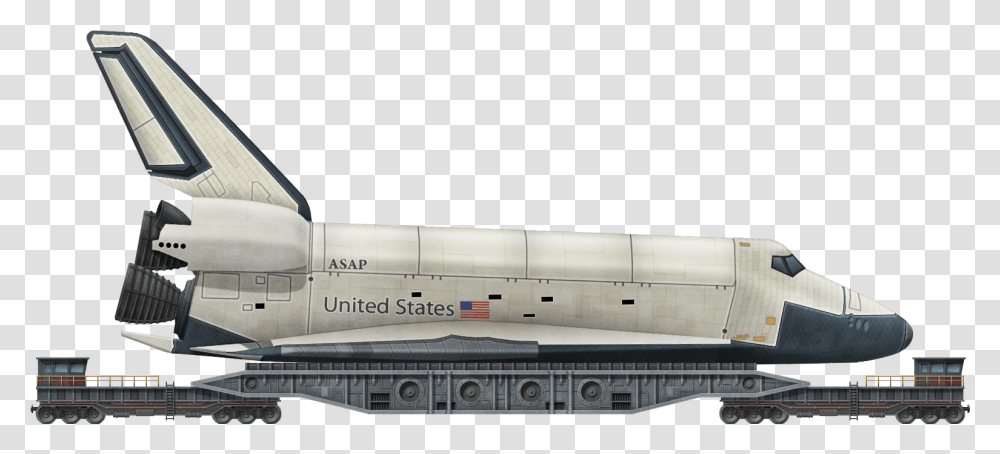 Download Hd Space Shuttle Carrier Space Shuttle, Airplane, Aircraft, Vehicle, Transportation Transparent Png