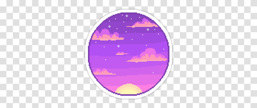 Download Hd Space Tumblr Pixel Planet Pastel Space Pixel Art, Sphere, Purple, Texture Transparent Png
