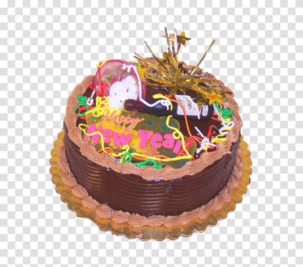 Download Hd Specialty Cakes And Cupcakes New Year Cakes New Year Cake, Birthday Cake, Dessert, Food, Icing Transparent Png