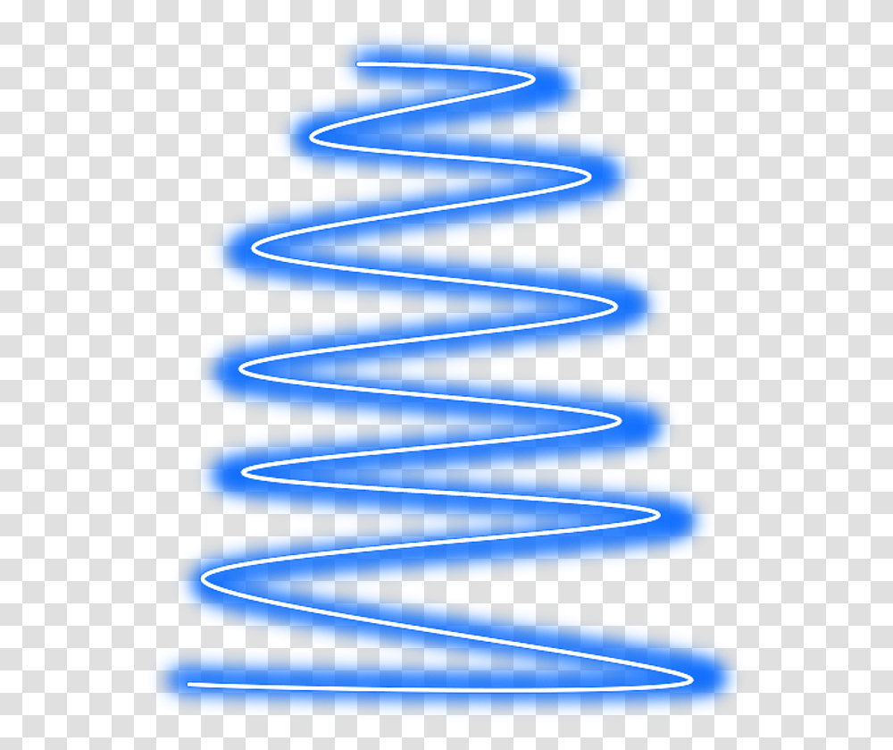 Download Hd Spiral Line Neon Geometric Blue Border Glowing Neon Spiral, Light, Coil Transparent Png