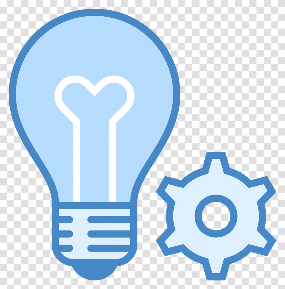 Download Hd Spotlight Icon Settings Icon Windows Manage Icon, Lightbulb, Lighting Transparent Png