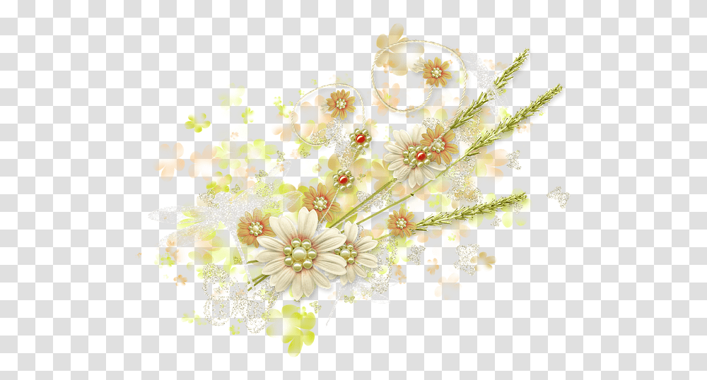 Download Hd Spring Summer Flowers Clipart Flower Translucent Background, Graphics, Floral Design, Pattern, Pottery Transparent Png