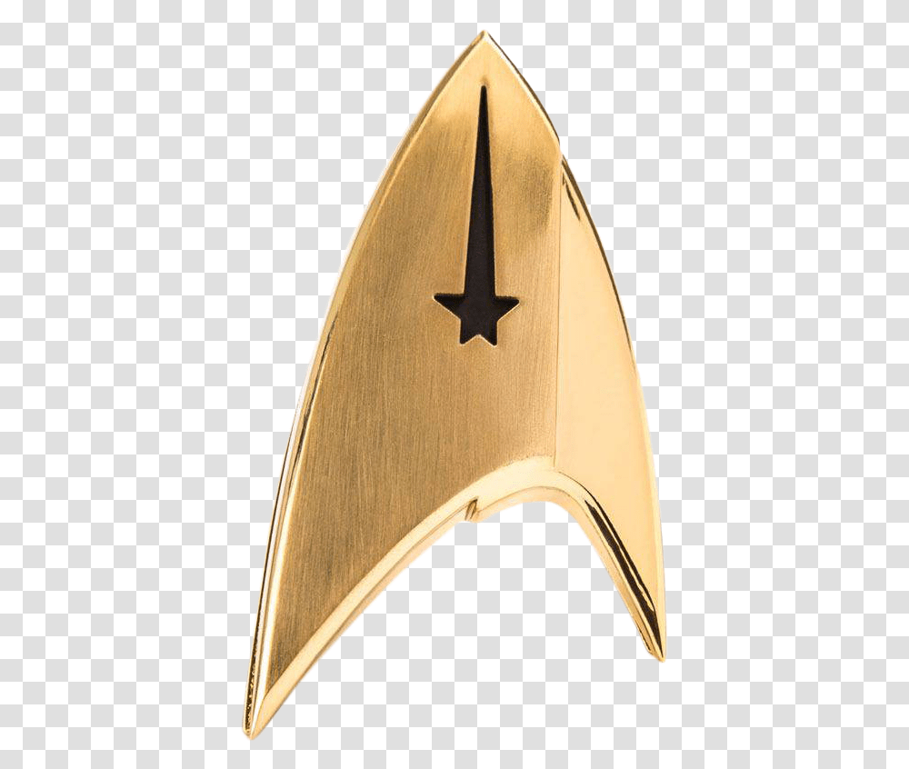 Download Hd Star Trek Badge Insignia Star Trek, Armor, Mandolin, Musical Instrument, Shield Transparent Png