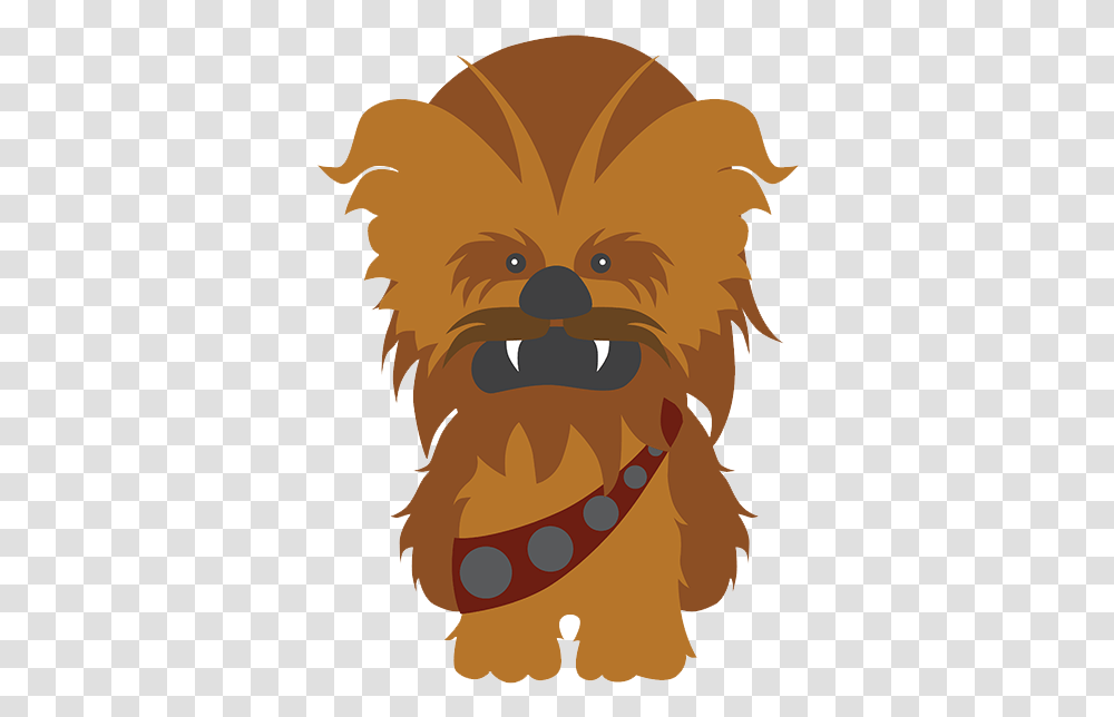 Download Hd Star Wars Wall Stickers For Chubaca Star Wars Dibujo, Pet, Animal, Canine, Mammal Transparent Png