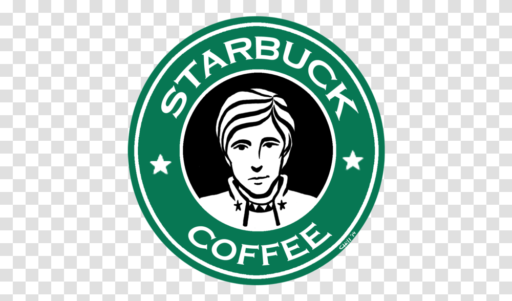 Download Hd Starbucks Logo Vector Circle, Symbol, Trademark, Person, Human Transparent Png