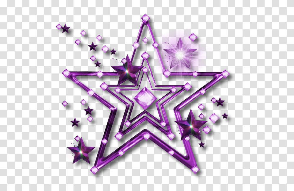 Download Hd Stars Images Free Star Clipart Star Purple, Graphics, Chandelier, Lamp, Light Transparent Png