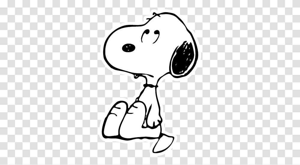Download Hd Stickers Snoopy Facebook Unhappy Snoopy, Stencil, Rattle, Bonnet, Hat Transparent Png