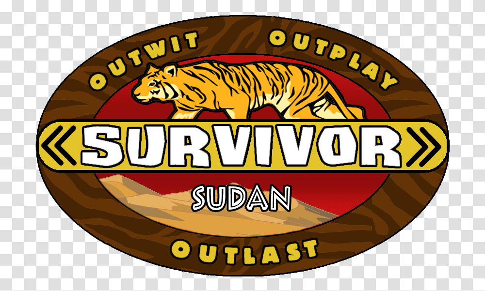 Download Hd Sudanlogo Survivor All Stars 2 Logo Survivor, Tiger, Wildlife, Mammal, Animal Transparent Png