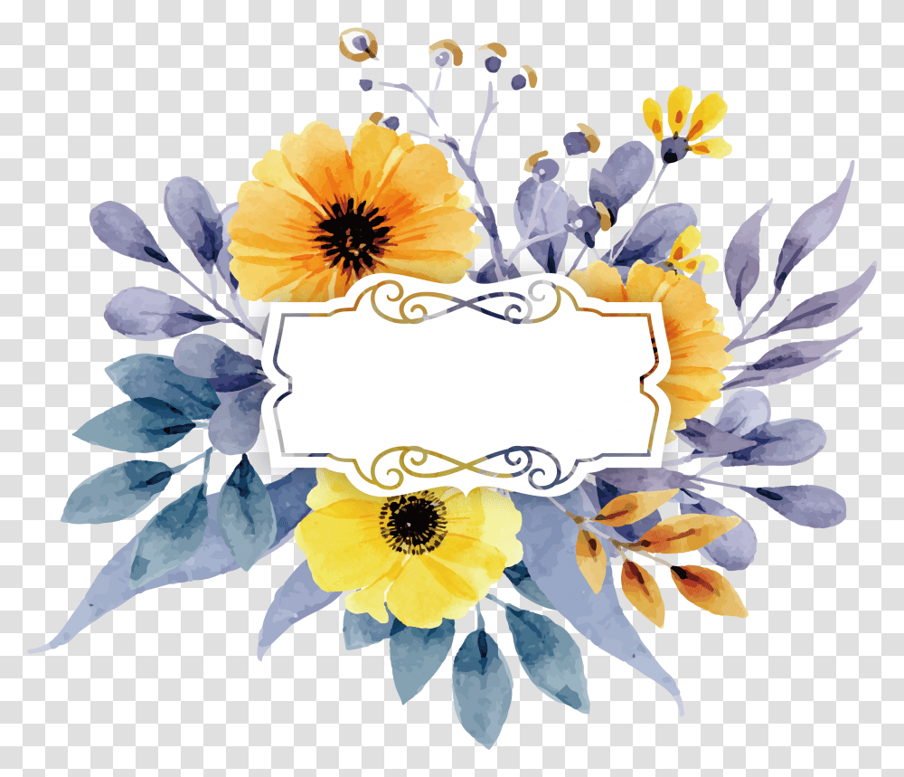 Download Hd Sunflower Sunflower Hd Vector, Graphics, Art, Floral Design, Pattern Transparent Png