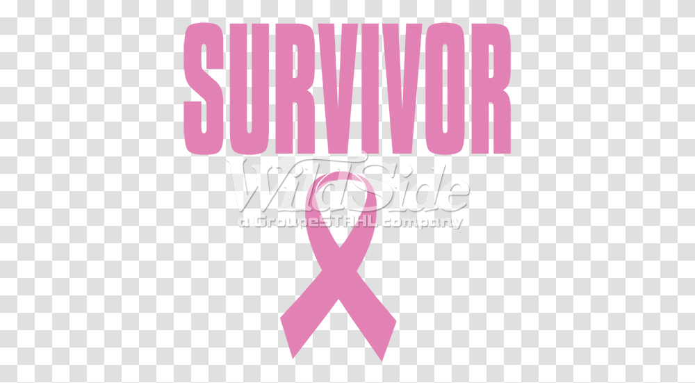 Download Hd Survivor Pink Ribbon Breast Cancer Survivor Graphic Design, Poster, Advertisement, Text, Flyer Transparent Png