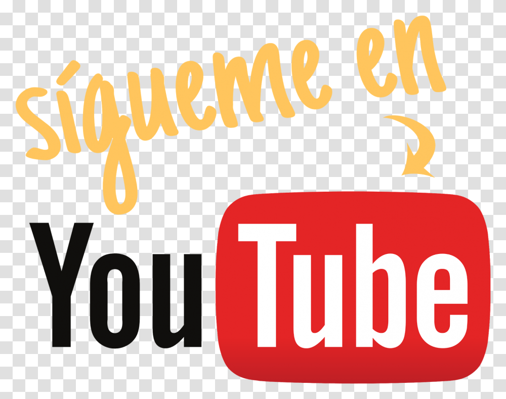 Download Hd Suscribete Youtube Youtube Logo Siguenos En Youtube, Text, Alphabet, Label, Symbol Transparent Png