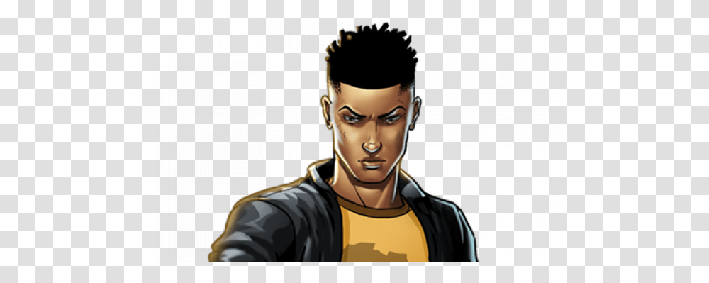 Download Hd Tchalla Udaka Cartoon, Person, Face, Portrait, Photography Transparent Png