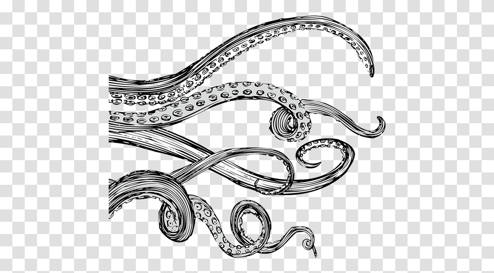 Download Hd Tentacles Octopus Tentacle Art, Graphics, Car, Dish, Meal Transparent Png